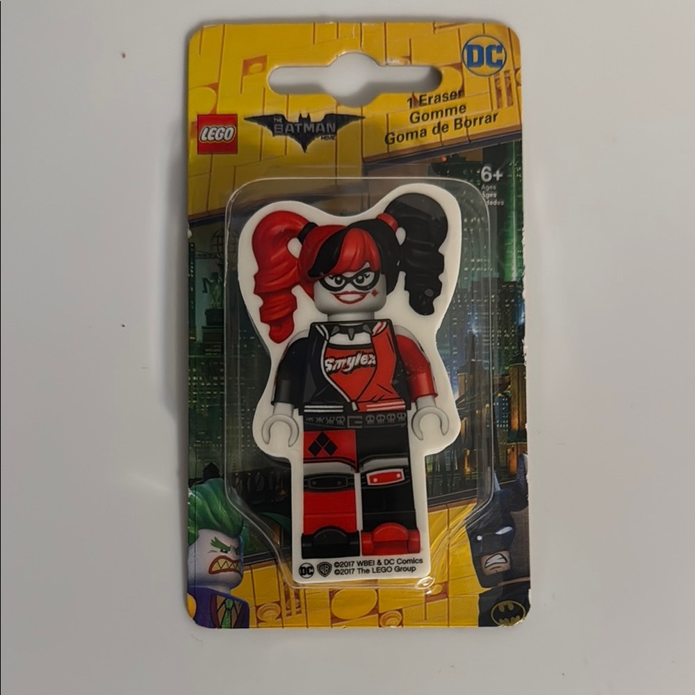 LEGO DC Harley Quinn Eraser NWT